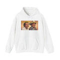 Dos Grandes Portrait hoodie | Retro Latin Musicians Illustration